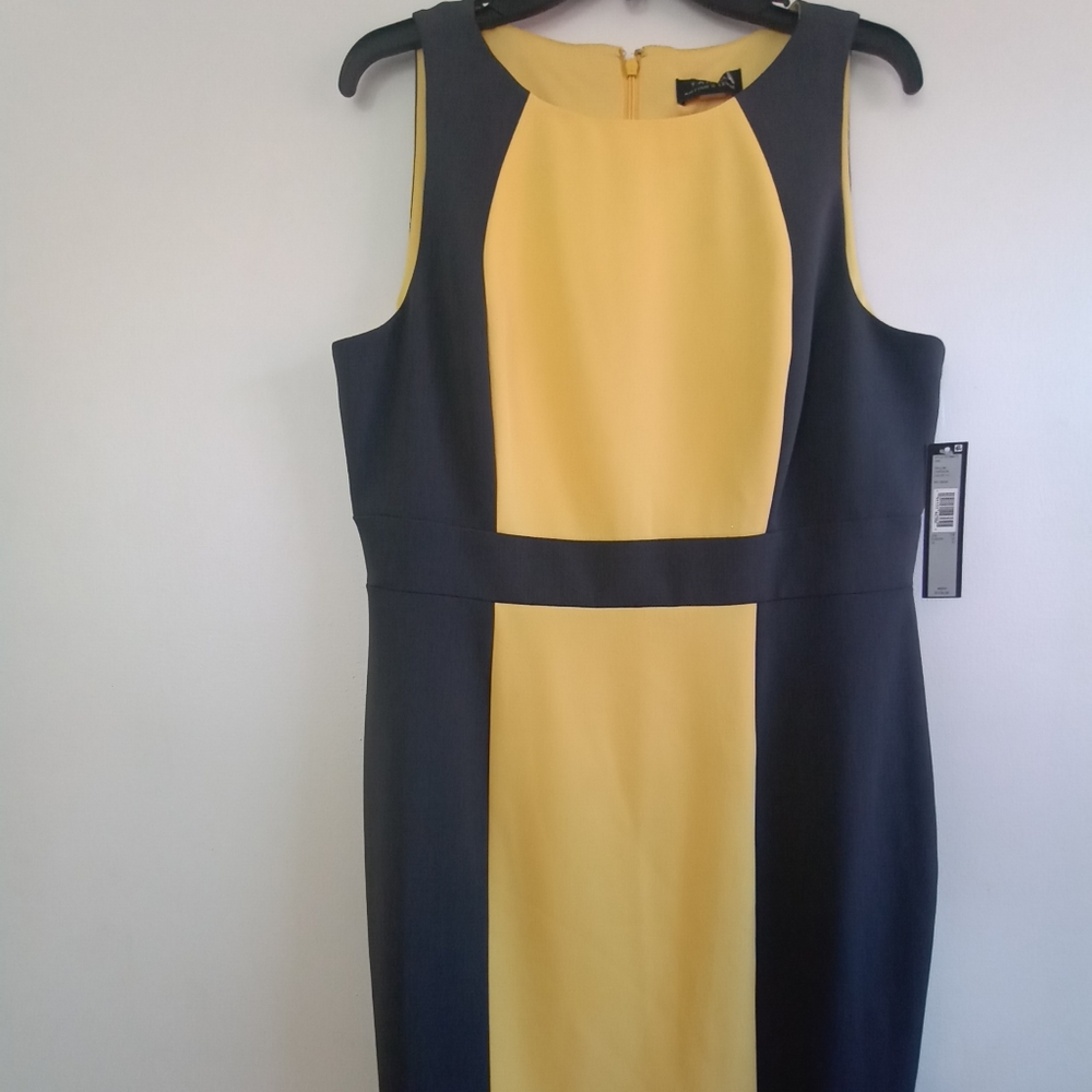 NWT: TAHARI Sheath Dress-Sz:14